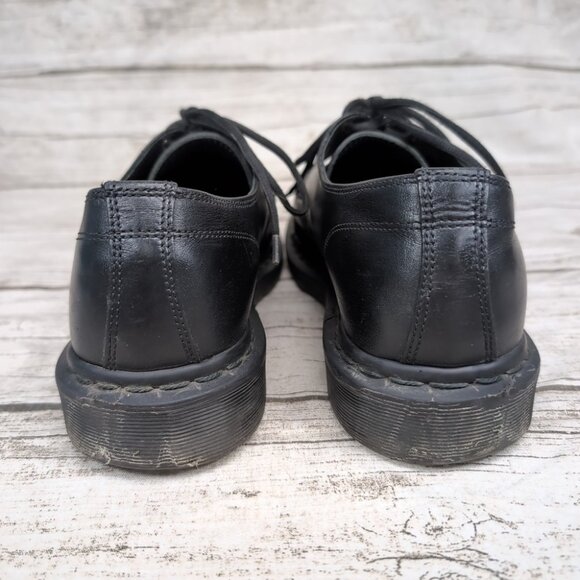 Vintage Dr Martens Black Leather Lace Up Oxford Shoes Men Size 8 main image 8